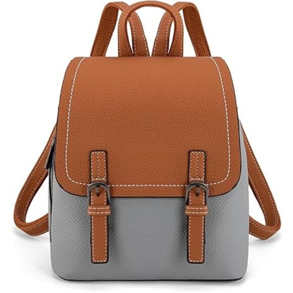 Small Backpack Purse for Women Vegan Leather Mini Womens Backpack Cute main image 5